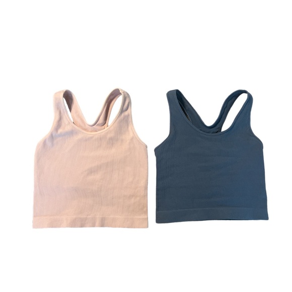 DSG Shirts & Tops Dsg Girls Shelf Bra Crop Tank Dance Running Set